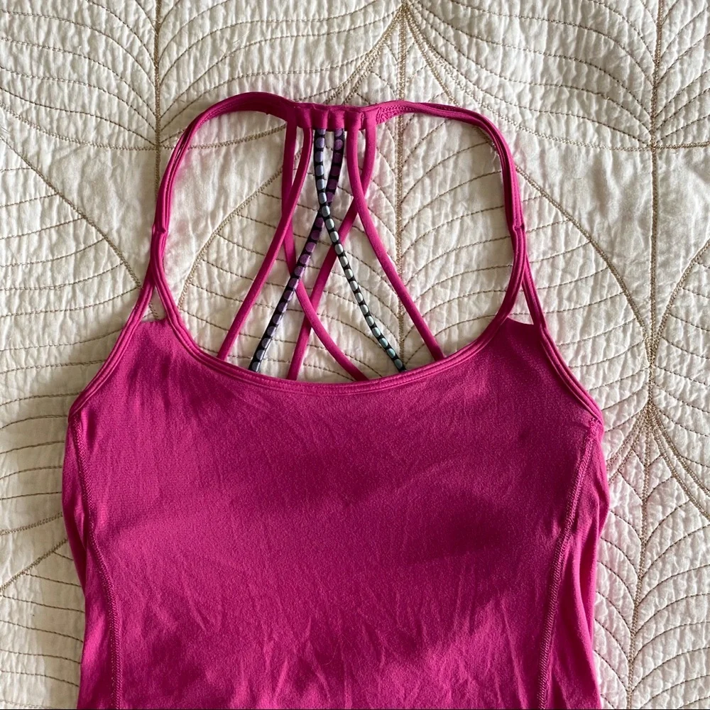 LULULEMON Raspberry “Lighten up” Tank - Picture 5 of 9